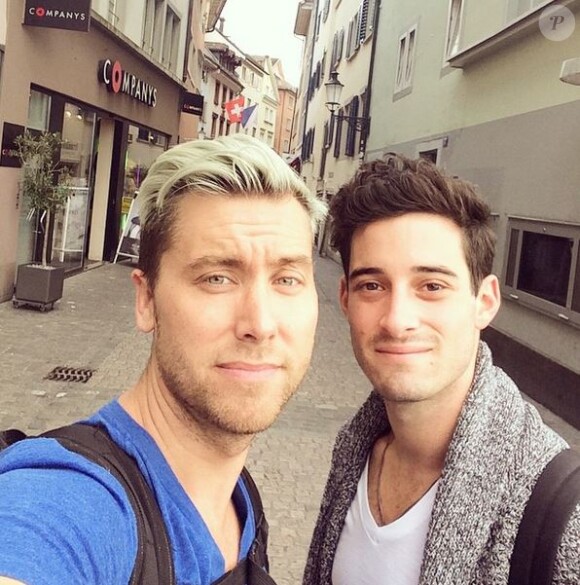 Lance Bass et Michael Turchin à Zurich, le 23 août 2014