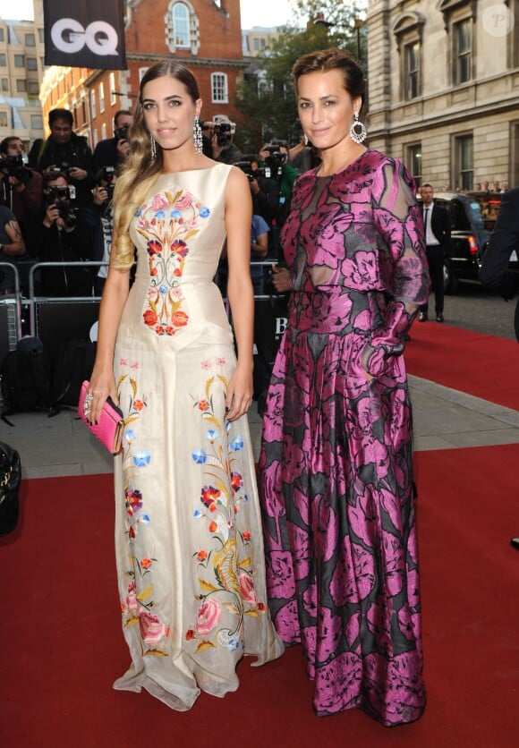 Yasmin Le Bon et sa fille Amber Le Bon - Soirée "GQ Men of the Year Awards 2014" à Londres, le 2 septembre 2014.
