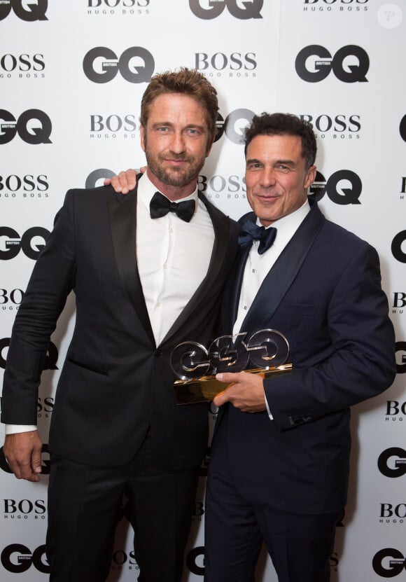 Gerard Butler et Andre Balazs - Soirée "GQ Men of the Year Awards 2014" à Londres, le 2 septembre 2014