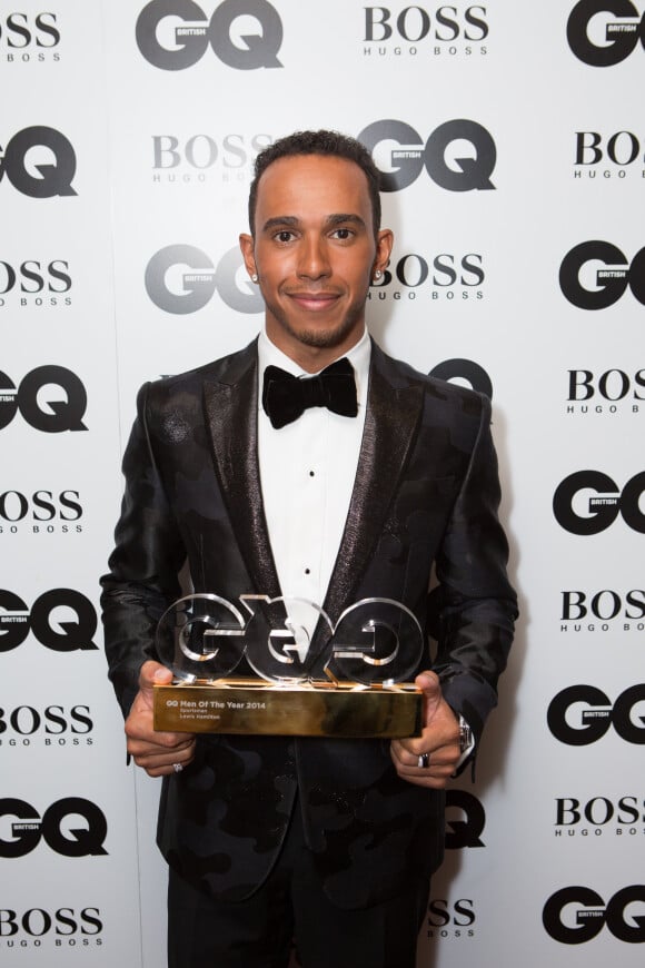 Lewis Hamilton - Soirée "GQ Men of the Year Awards 2014" à Londres, le 2 septembre 2014