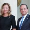 François Hollande et Valérie Trierweiler lors d'un dîner officiel à l'Elysée à Paris le 3 septembre 2013