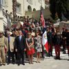 Le maire de Monaco, Georges Marsan, a accueilli à la mairie le colonel Luc Fringant, les Poilus et les GI lors de la Commémoration de la Libération de Monaco et du 100eme anniversaire de la Grande Guerre à Monaco le 3 septembre 2014.