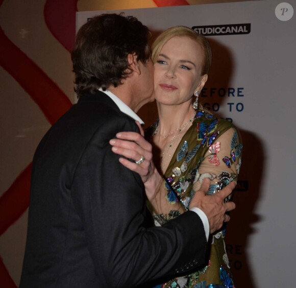 Nicole Kidman, Colin Firth - Projection du film "Before I Go To Sleep" à Londres, le 4 septembre 2014.