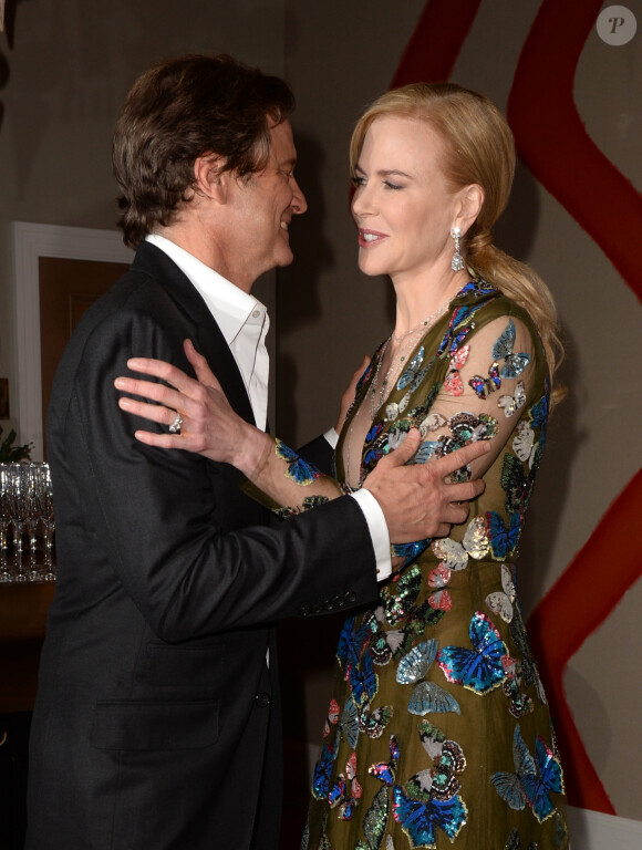 Nicole Kidman et Colin Firth à la première du film "Before I Go To Sleep" à Londres, le 4 septembre 2014.
