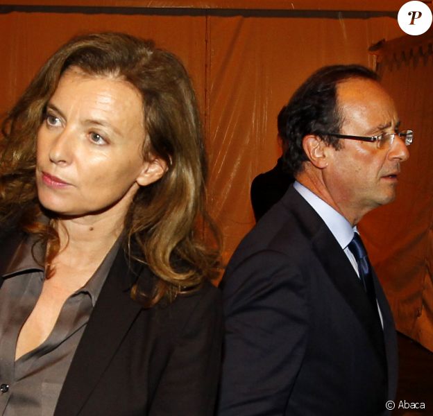 François Hollande et Valérie Trierweiler à Brive-La-Gaillarde, le 4 novembre 2011