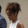 Rihanna lors du lancement de la Fashion Week de New York, le 5 septembre 2014.