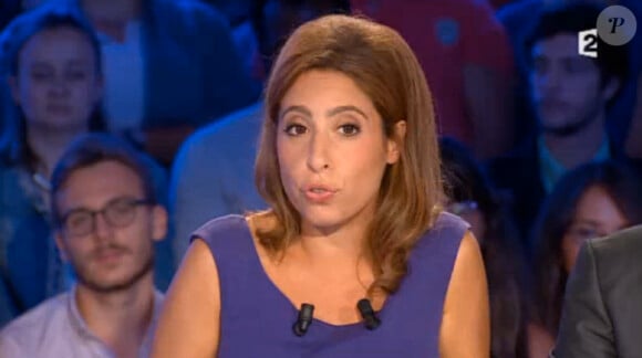 Léa Salamé dans On n'est pas couché sur France 2, le samedi 6 septembre 2014.
