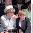 Lady Diana et le prince Harry en mai 1995 à Londres 