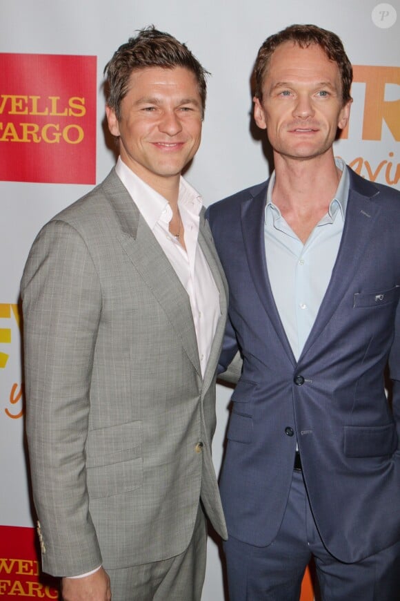 Neil Patrick Harris et David Burtka à New York, le 16 juin 2014. 