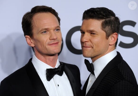 David Burtka et Neil Patrick Harris à la cérémonie des Tony Awards, à New York, le 8 juin 2014.