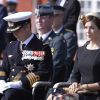La princesse Mary et le prince Frederik de Danemark ont assisté le 5 septembre 2014, au Kastellet de Copenhague, à la cérémonie du jour du drapeau en commémoration des soldats danois tombés au champ d'honneur.