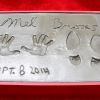 L'hommage à Mel Brooks où il a laissé ses empreintes devant le TCL Chinese Theater à Hollywood le 8 septembre 2014