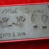 Hommage de Mel Brooks où il a laissé ses empreintes devant le TCL Chinese Theater à Hollywood le 8 septembre 2014