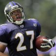 Ray Rice pendant un entraînement des Ravens en 2009