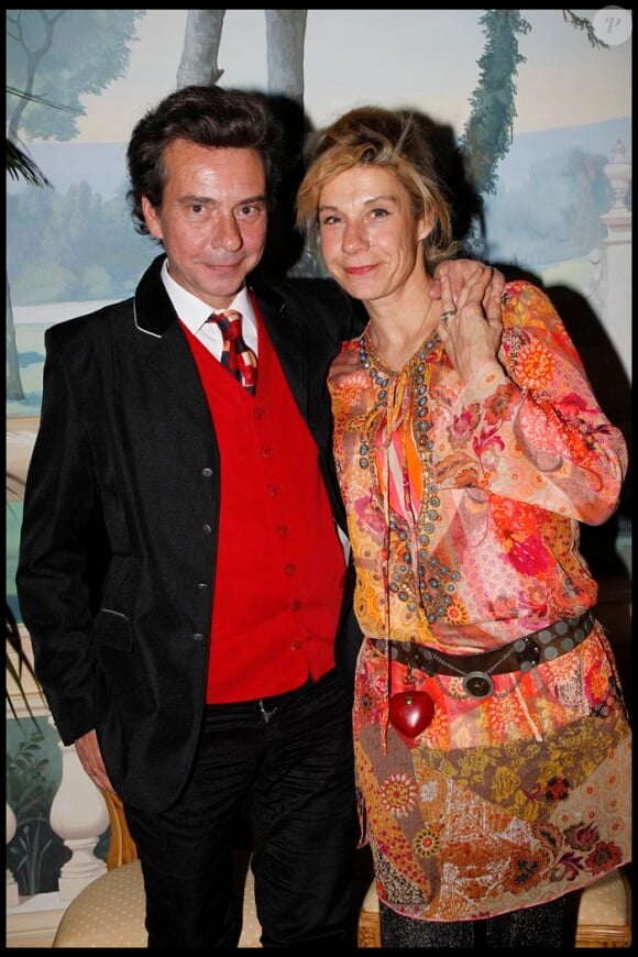 Frigide Barjot et son mari Basile de Koch à Paris en 2012