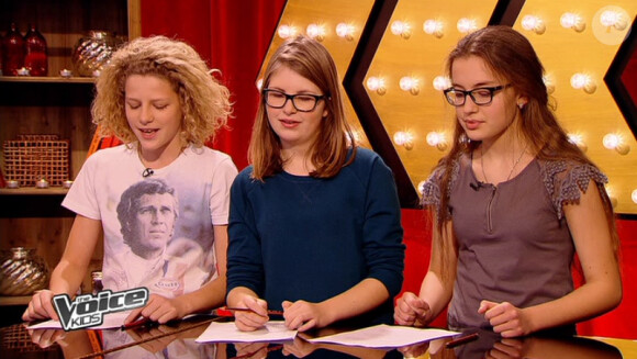 Henri, Sarah et Blandine dans The Voice Kids, samedi 13 septembre sur TF1.