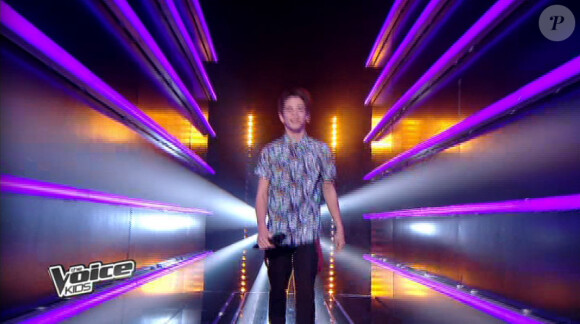 Paul dans The Voice Kids, samedi 13 septembre sur TF1.