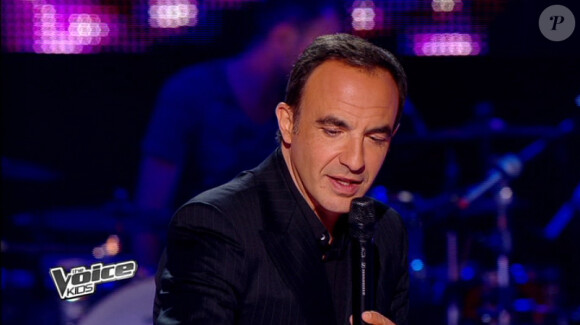 Nikos dans The Voice Kids, samedi 13 septembre 2014 sur TF1.