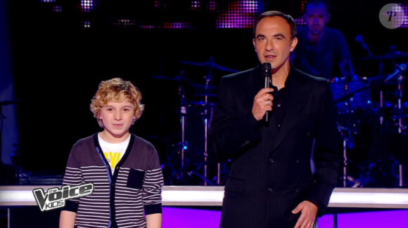 Benjamin dans The Voice Kids, le 13 septembre 2014 sur TF1.