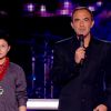 Adrien et Nikos dans The Voice Kids, le 13 septembre 2014 sur TF1.