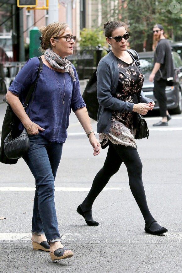 Liv Tyler dans les rues de New York, le 9 septembre 2014.