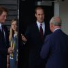 Le prince Harry, le prince William et le prince Charles lors de la cérémonie d'ouverture des Invictus Games, le 10 septembre 2014 au Queen Elizabeth Park, à Londres.