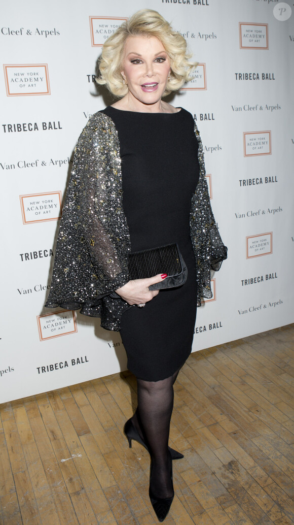 Joan Rivers au Tribeca Ball de New York, le 8 avril 2013