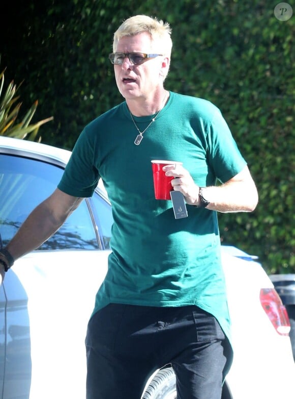 Exclusif - Joe Simpson à la fête d'anniversaire d'Eric Johnson, à Beverly Hills, le 15 septembre 2014.