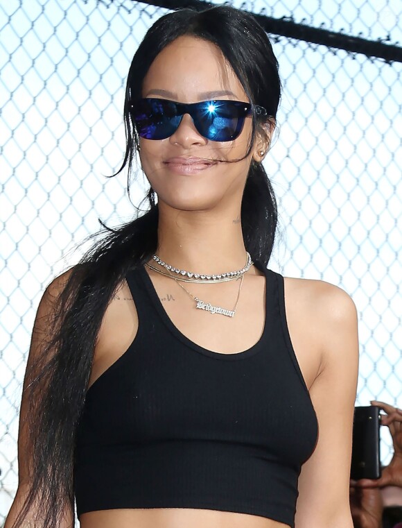 Rihanna à la sortie du restaurant Da Silvano à New York le 19 août 2014