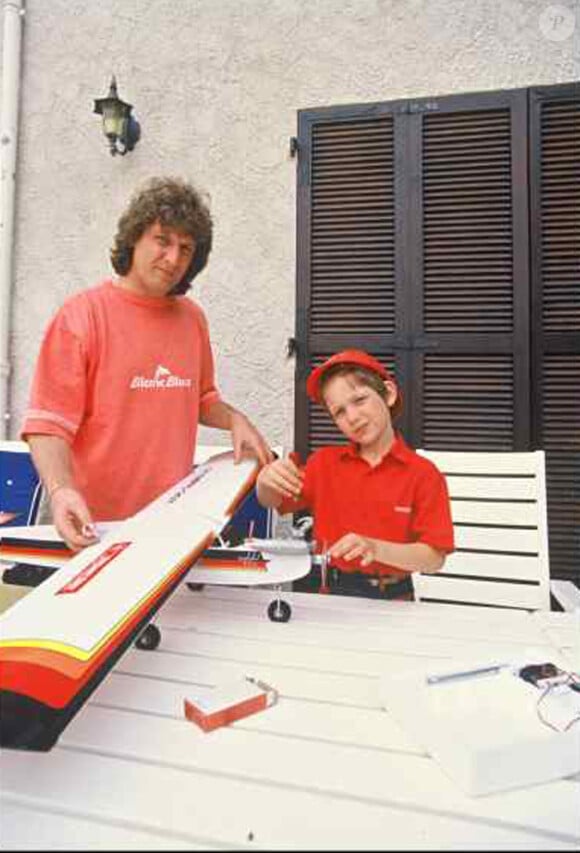 Patrick Sébastien et fils Olivier (juin 1988)