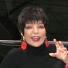 Liza Minnelli arrive aux NBC studios pour participer à l'émission "Today" à New York, le 12 mars 2014.