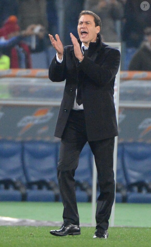 Rudi Garcia à Rome, le 21 janvier 2014. 