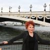 Exclusif - Régine - Soirée "La Guinguette de Régine" au Bistrot Alexandre III sous le pont Alexandre III à Paris le 19 septembre 2014