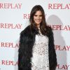 Alessandra Ambrosio assiste à la soirée d'ouverture d'une boutique Replay à Milan. Le 19 septembre 2014.
