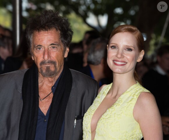 Al Pacino, Jessica Chastain - Première du film "Salomé and Wilde Salomé" à Londres le 21 septembre 2014.