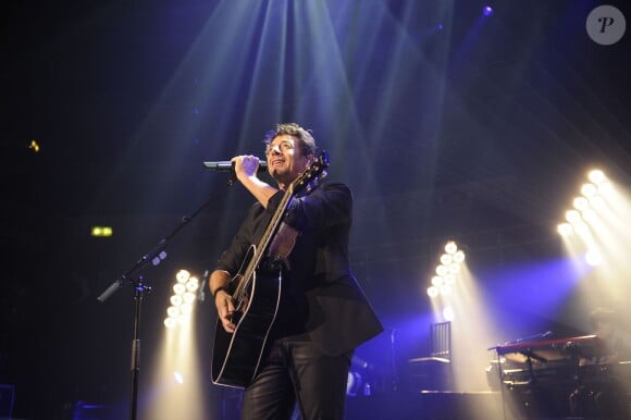 Le chanteur Patrick Bruel a triomphé lors de son concert au Royal Albert Hall à Londres, le 22 septembre 2014.