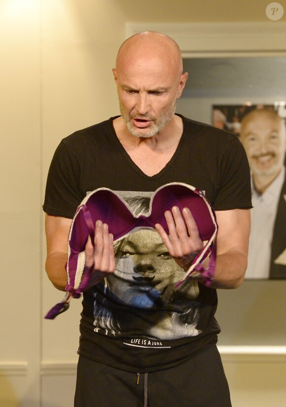 Filage de la pièce "Ma Belle-Mère, Mon Ex et Moi" à la Comédie Caumartin à Paris le 19 septembre 2014 avec Christine Lemler, Frank Leboeuf, Nicolas Vitiello et Katia Tchenko. 
