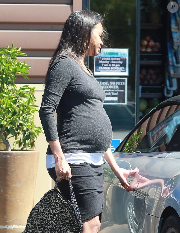 Zoe Saldana à Los Feliz, le 23 septembre 2014.