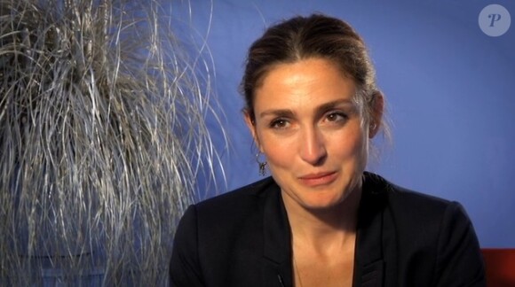 Julie Gayet en interview exclusive sur Ciné+. (capture d'écran)