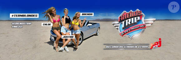 La Team Blondes (100% belge) réunit Brenda, Justine et Chloé, dans Friends Trip.