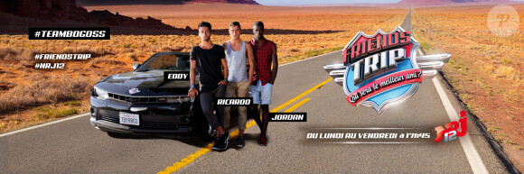 La Team Bogoss, composée de Ricardo, Eddy et Jordan, dans Friends Trip.