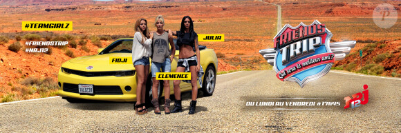 Fidji, Clémence et Julia forment la Team Girlz, dans Friends Trip.