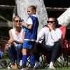 Heidi Klum et son petit ami Vito Schnabel assistent au match de football des enfants de Heidi à Los Angeles, le 27 septembre 2014.