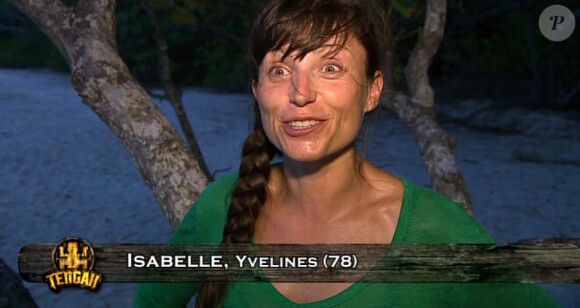 Isabelle - "Koh-Lanta 2014" sur TF1. Episode 3 diffusé le 26 septembre 2014.