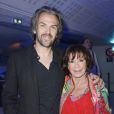  Aymeric Caron et Dani&egrave;le Evenou - Michel Drucker a remis la L&eacute;gion d'honneur &agrave; Jean Nainchrik au Pavillon Gabriel &agrave; Paris, le 28 septembre 2014. 