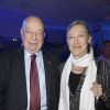 Hervé Bourges et sa femme Marie - Michel Drucker a remis la Légion d'honneur à Jean Nainchrik au Pavillon Gabriel à Paris, le 28 septembre 2014.