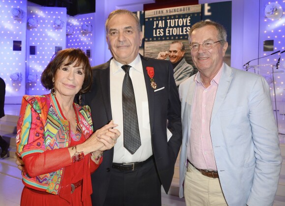 Danièle Evenou, Jean Nainchrik, Marc Tessier - Michel Drucker a remis la Légion d'honneur à Jean Nainchrik au Pavillon Gabriel à Paris, le 28 septembre 2014.