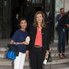 Saïda Jawad et Valérie Trierweiler arrivent au Palais de Tokyo pour assister au défilé Paul & Joe. Paris, le 30 septembre 2014.