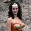 Lynda Carter a incarné à la télé Wonder Woman de 1975 à 1979, photo prise en 1976.