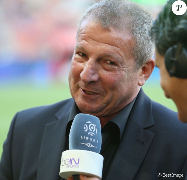 Rolland Courbis lors du match Psg-Montpellier au Parc des Princes à Paris, le 17 Mai 2014
